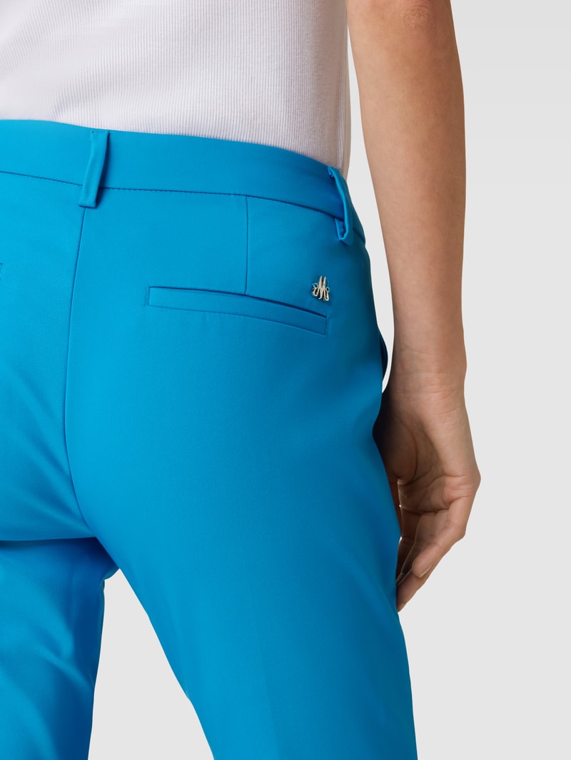 Hose mit seitlichen Eingrifftaschen Modell 'Abbey' in ozean blau