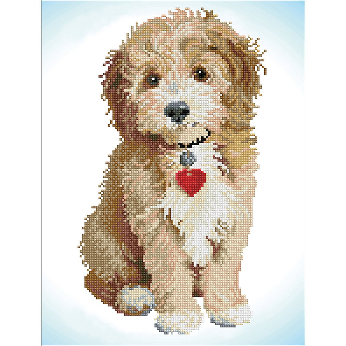 DIAMOND DOTZ® Original Diamond Painting Hund "Lovely Boy“ 32 x 42 cm ab 8 Jahren (DD6.007)
