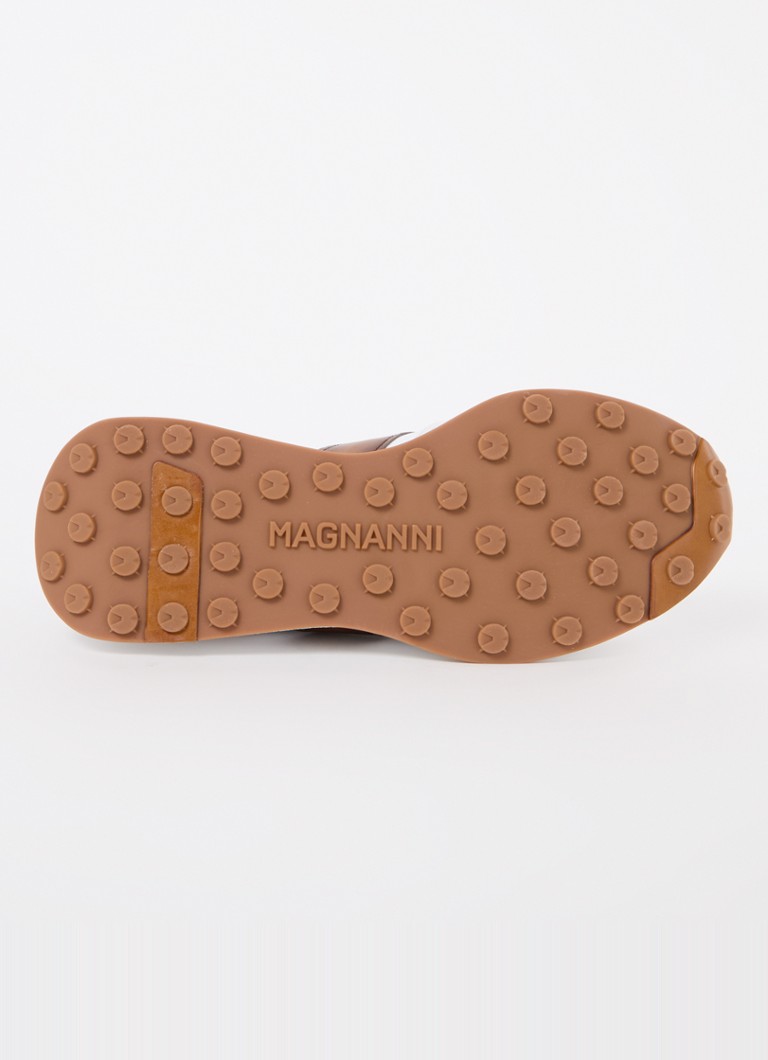 Zapatillas Magnanni Romero II din piele cu detalii frontale