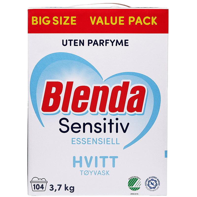 Blenda Blenda Essensiell 3,7 kg hvitt
