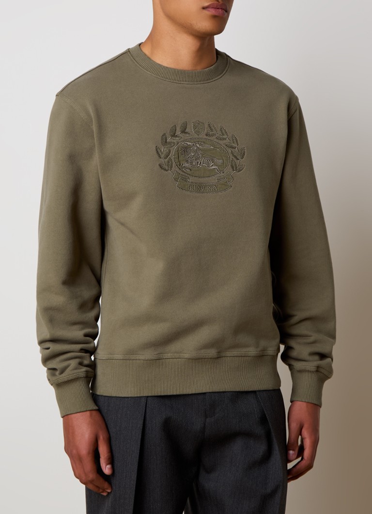 Burberry Sweater with logo embroidery