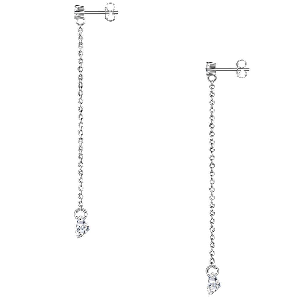 Glanzstücke München Boucles doreilles Coeur Argent sterling Topaze en Argent Boucles d'oreilles