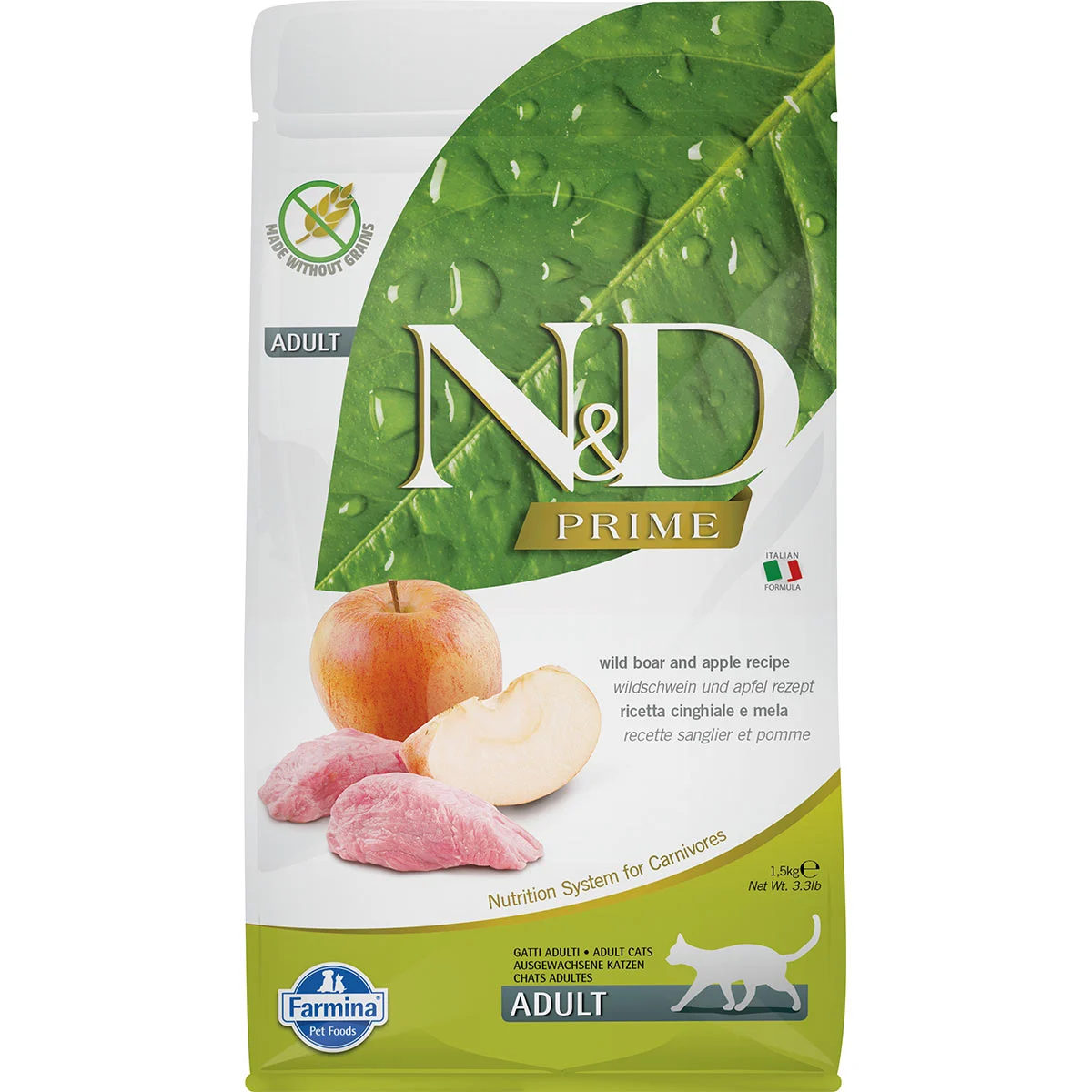 N&D Katzenfutter Wildschwein&Apfel Adult getreidefrei