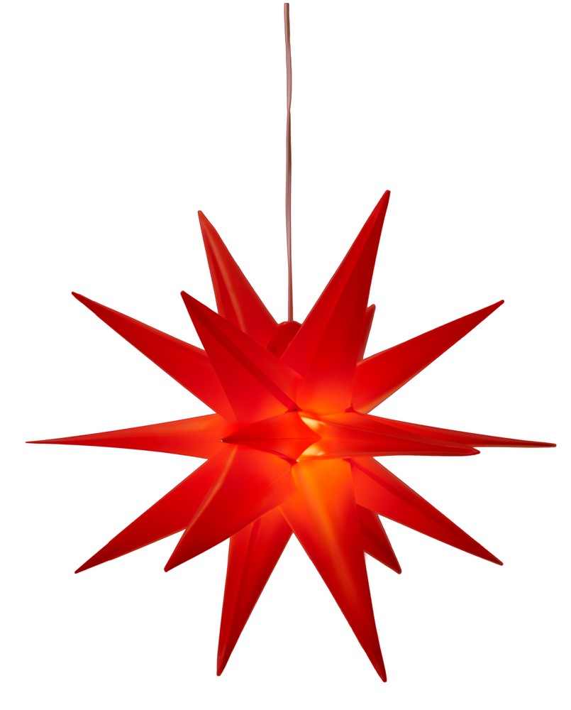 I-Glow LED 3D-Leuchtstern - Rot