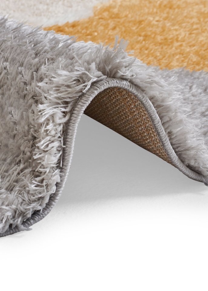 Hochflor Teppich in moderner Musterung