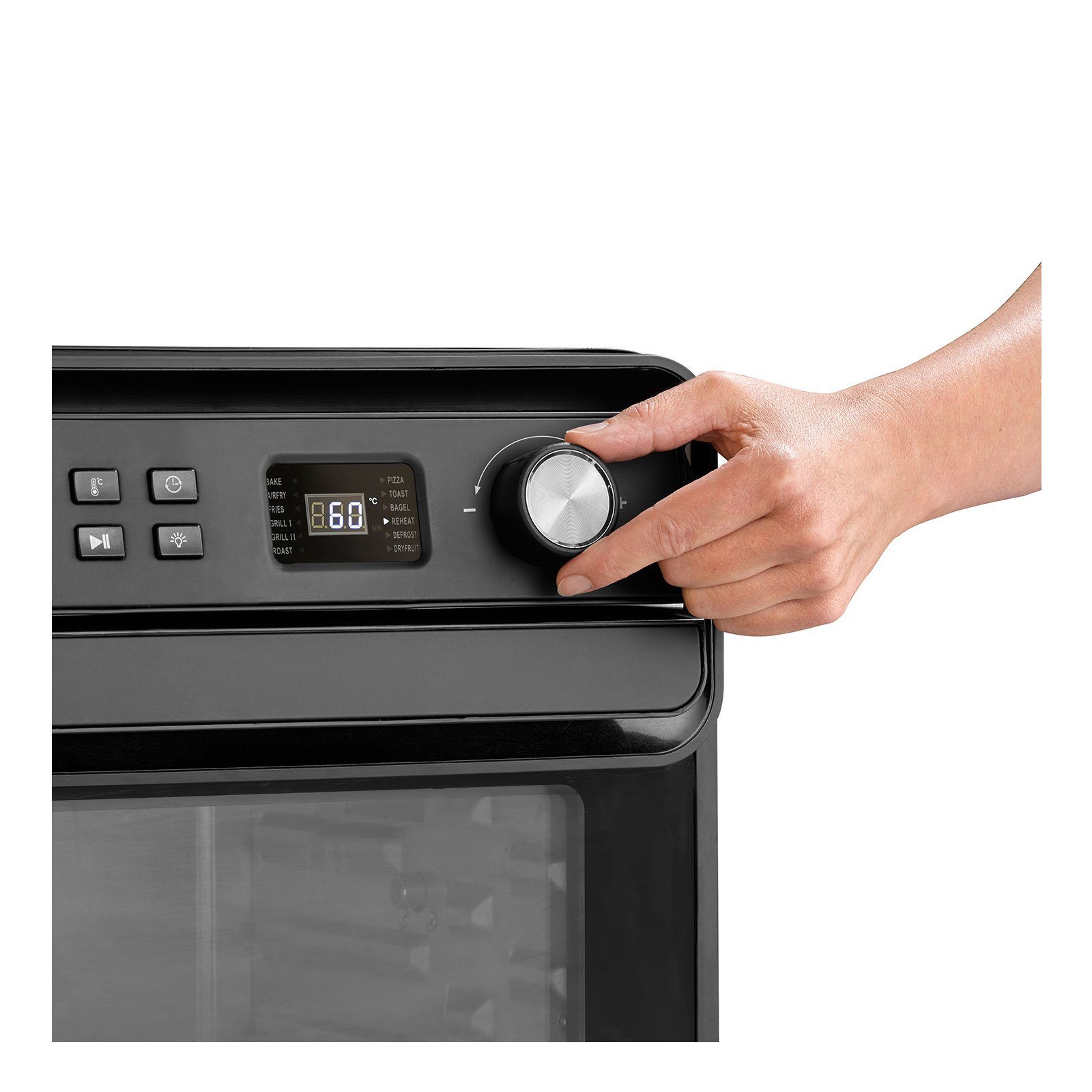 Caso Fritteuse AirFry Chef 1700, 1700 W, 22 l Volumen, 1700 W, bis 230°C, 12 Programme, Backen, Grillen
