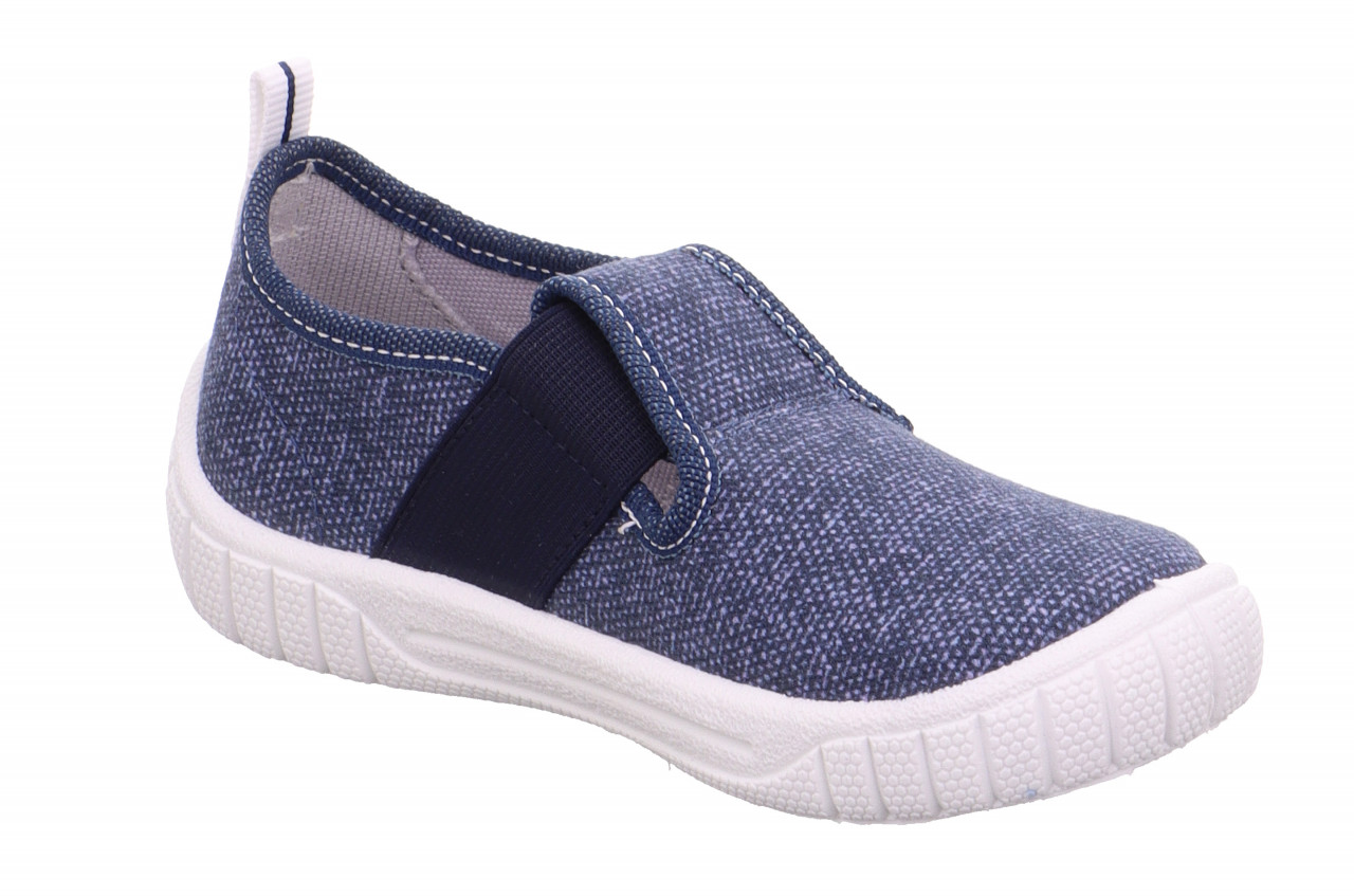 BILL - Blau Hausschuh mit Einschlupf