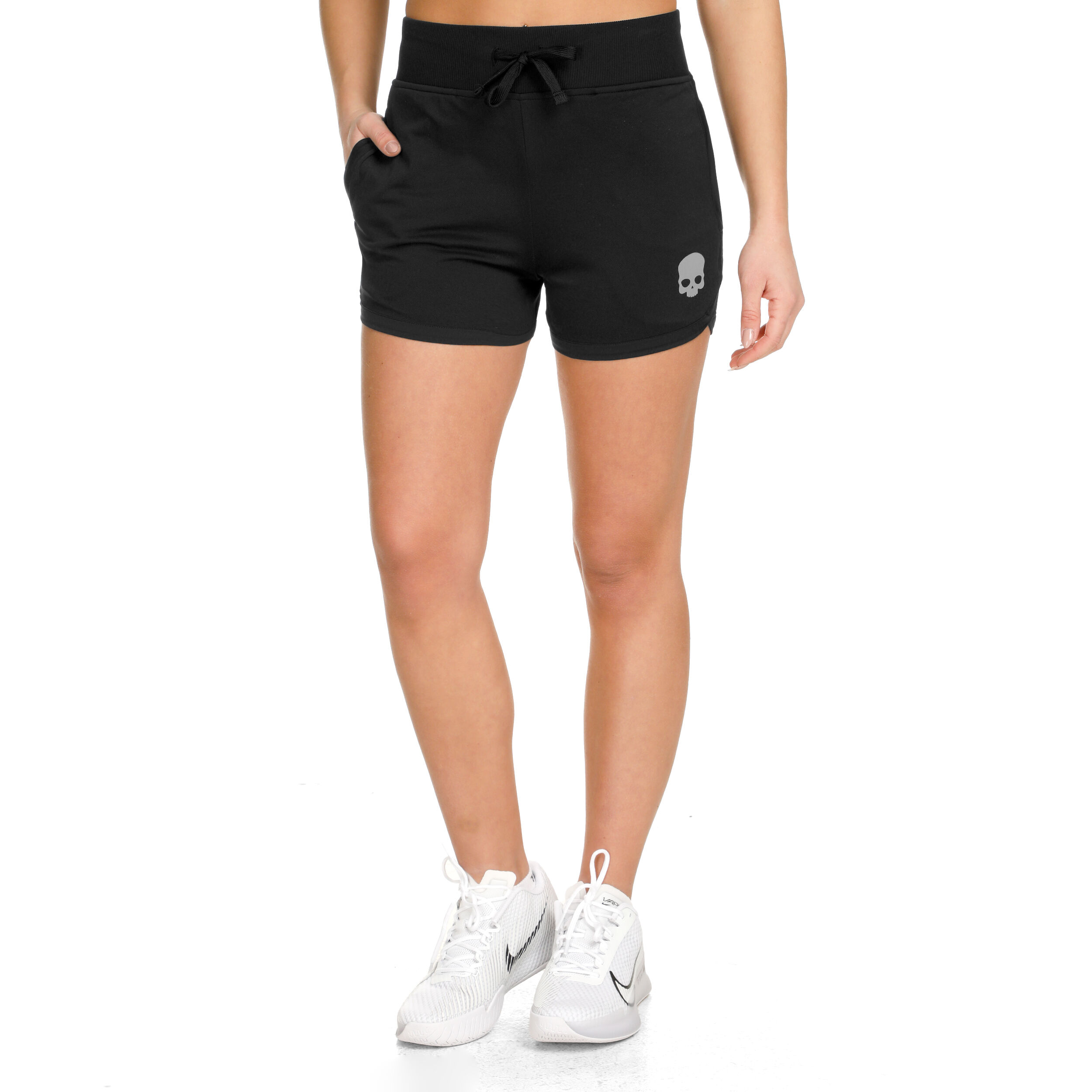 Shorts Damen - Schwarz, Grau