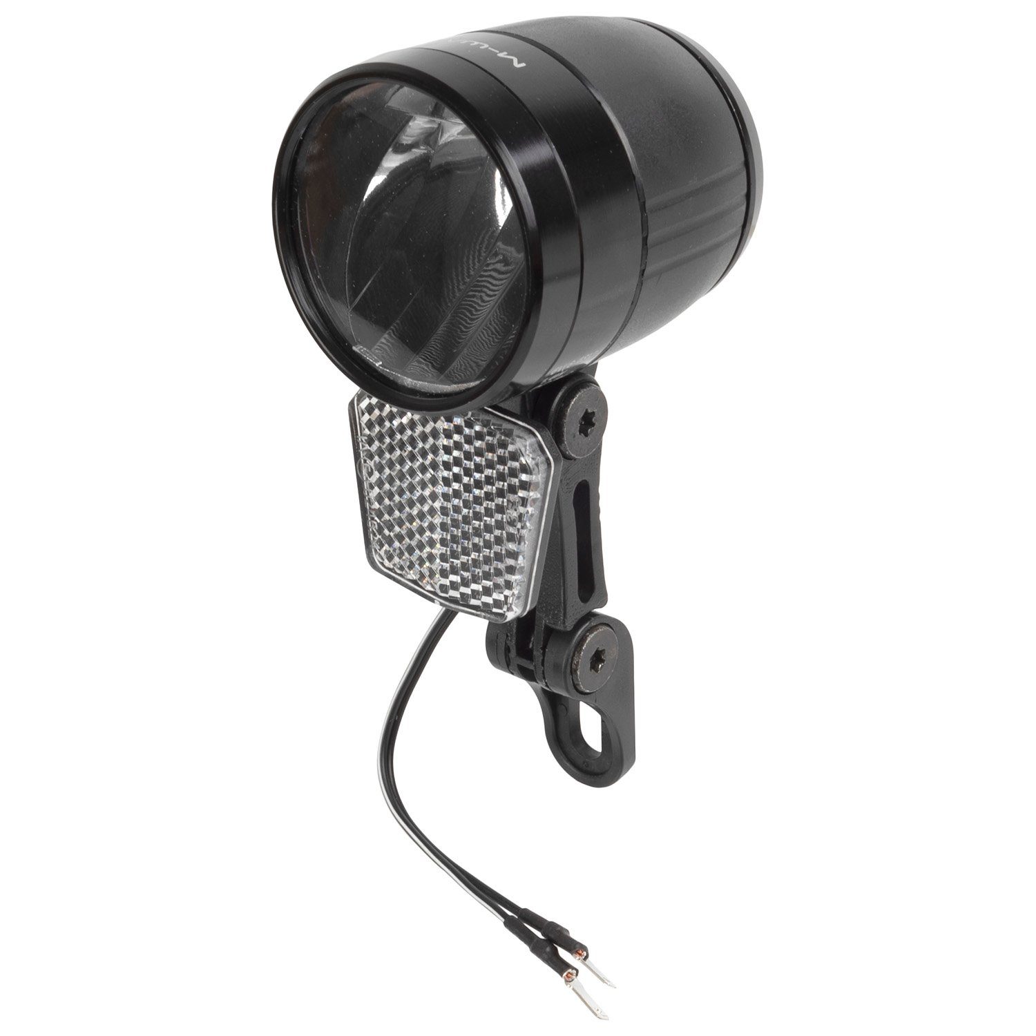 M-Wave Fahrrad-Frontlicht LED E-Bike Scheinwerfer M-Wave Apollon 100 Lux 6-48 V 1,4W schwarz