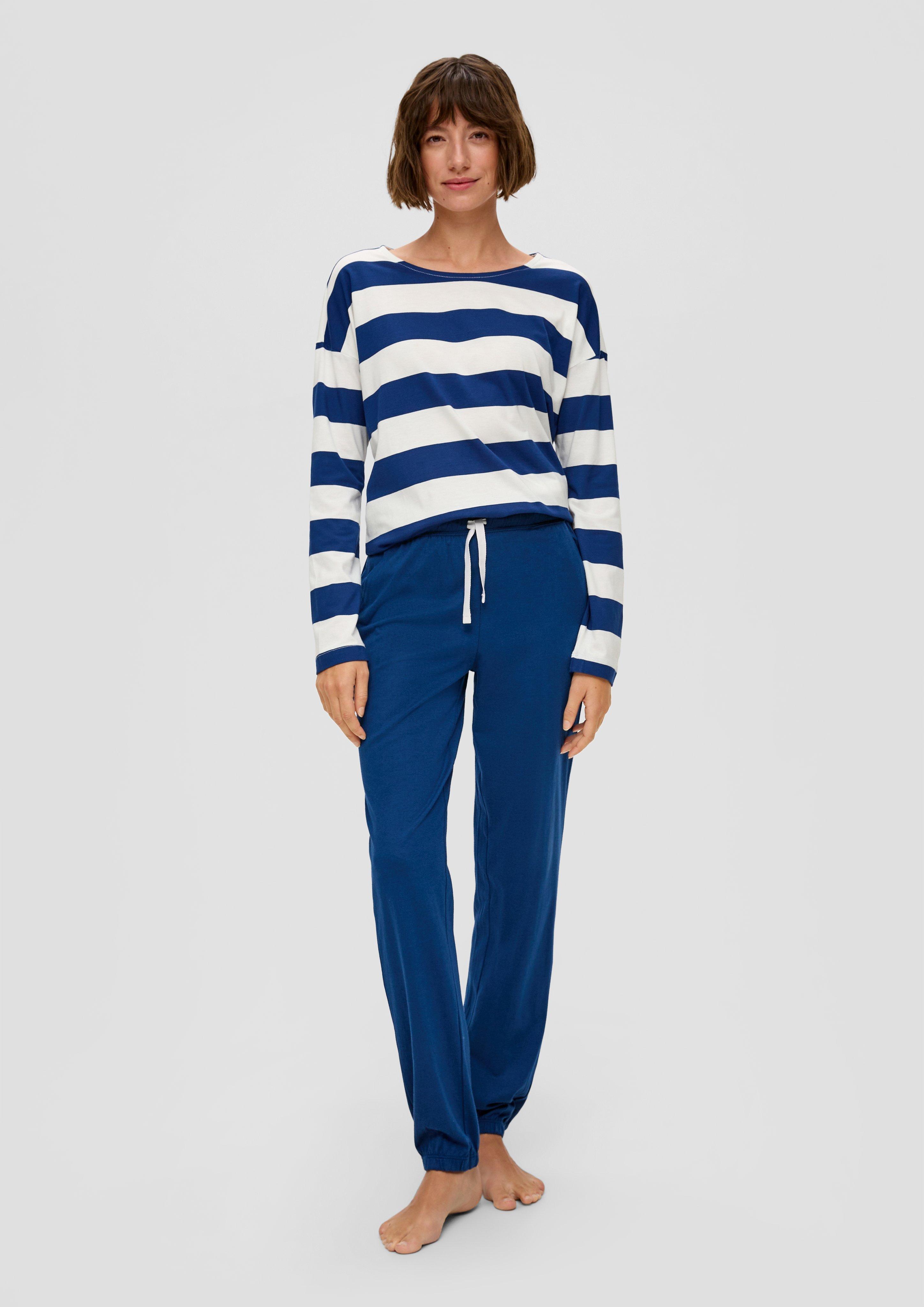 Pyjama-Hose aus Baumwollmix  6009179-5865