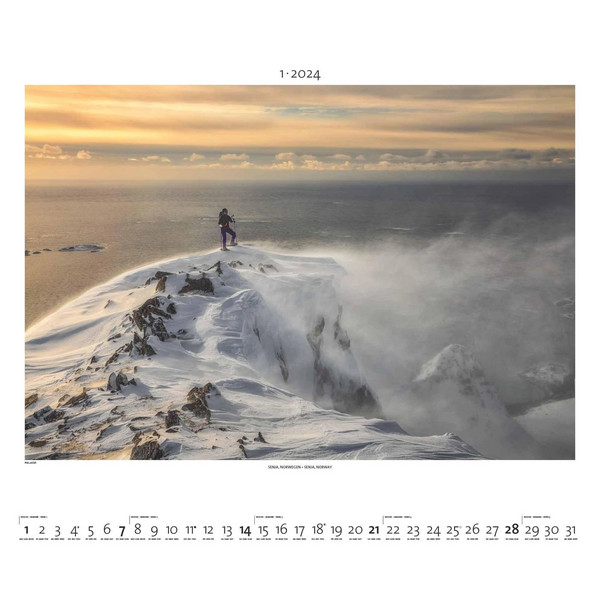 OUTDOOR 2024 - FOTO-KALENDER - POSTER-KALENDER - Kalender