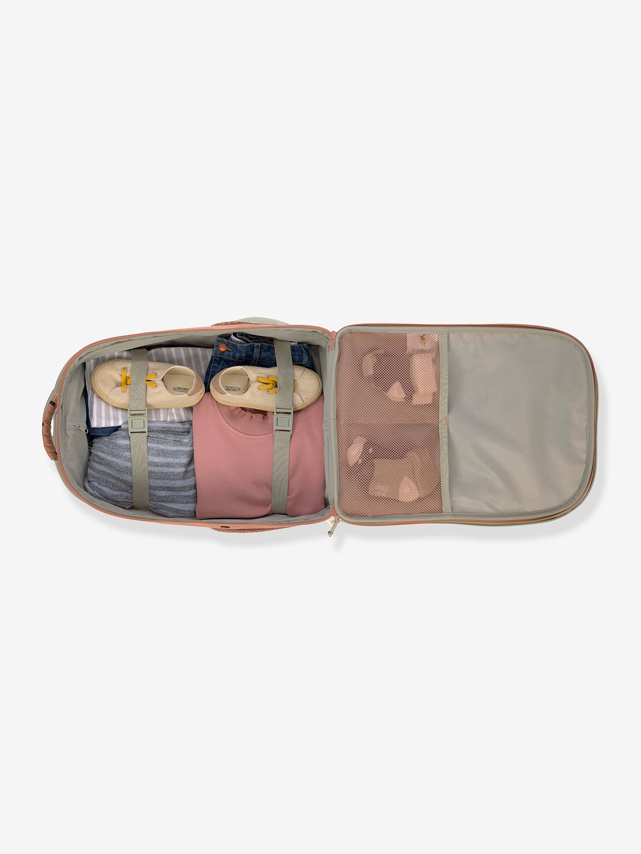 Valise à roulettes LÄSSIG happy prints olive