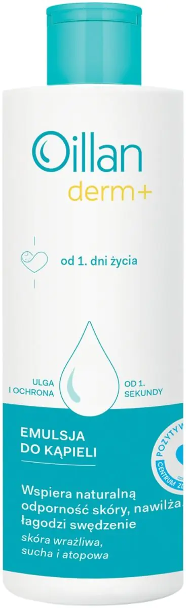 Λιπαντικό γαλάκτωμα μπάνιου Oillan Derm+