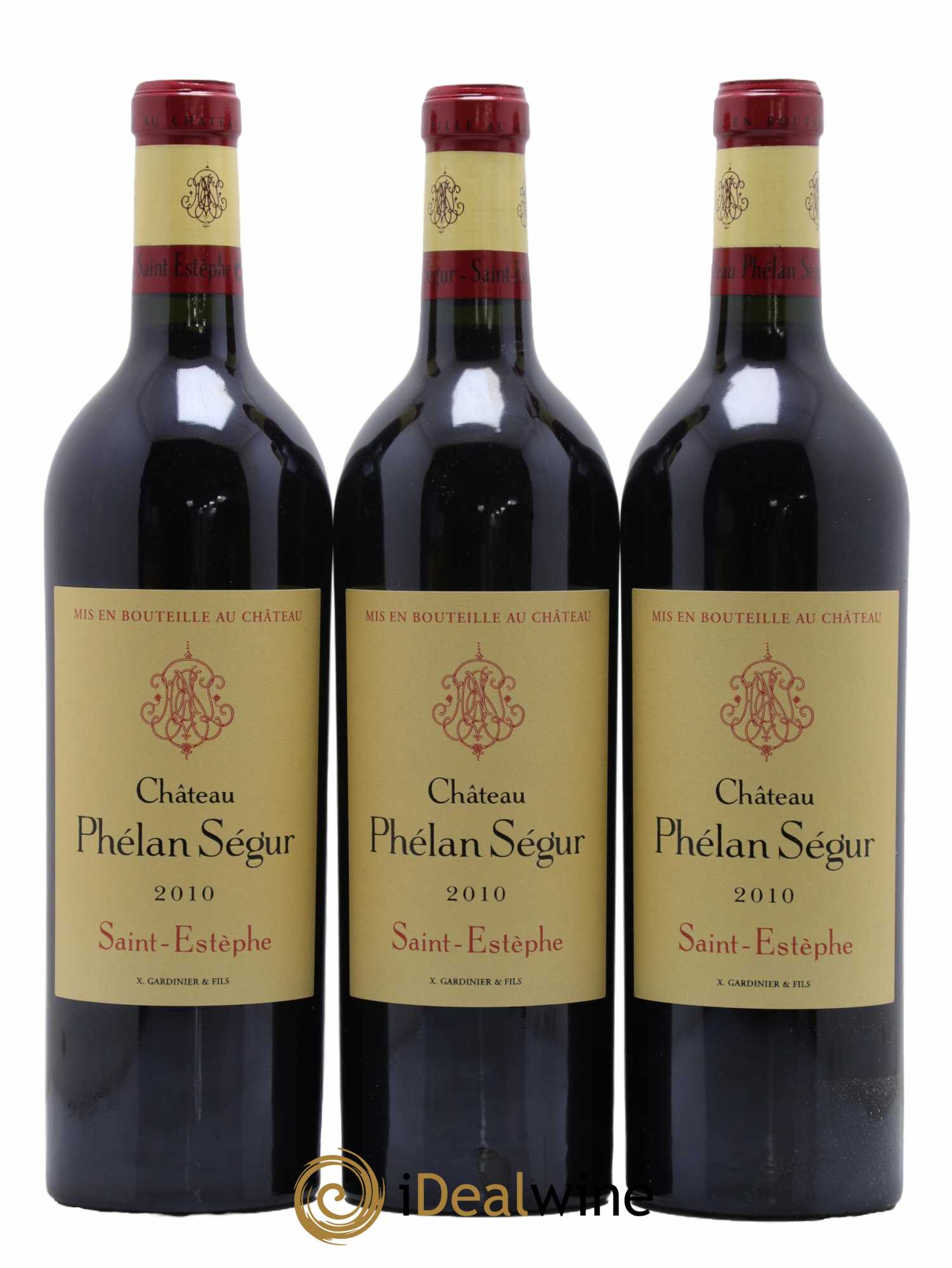 Château Phélan Ségur  2010 - Lot de 6 Bouteilles