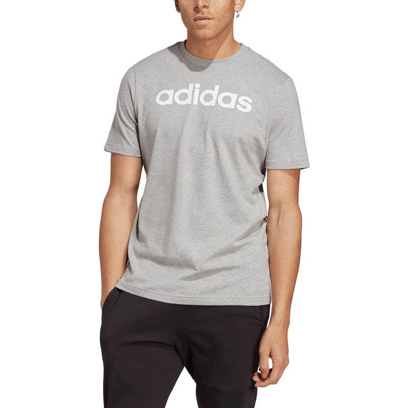 adidas ESSENTIALS LINEAR EMBROIDERED LOGO T-Shirt Herren