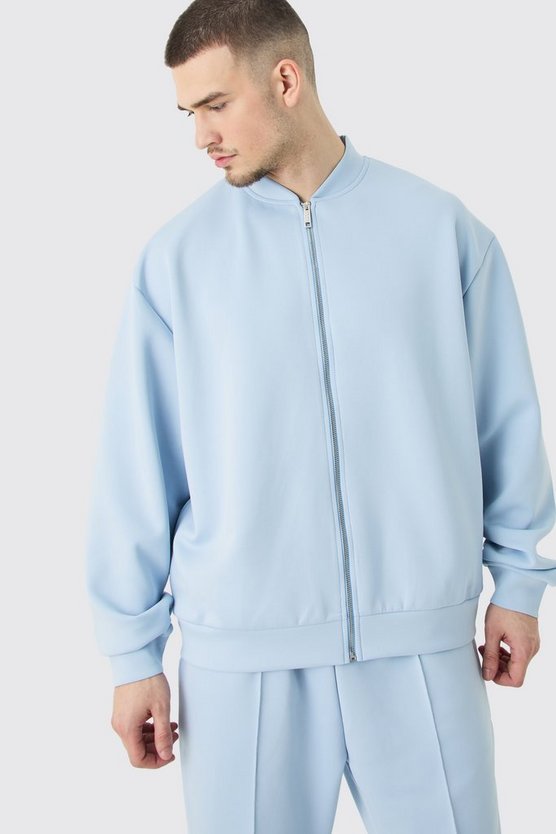 Tall kastiges Oversize Scuba Bomber-Set
