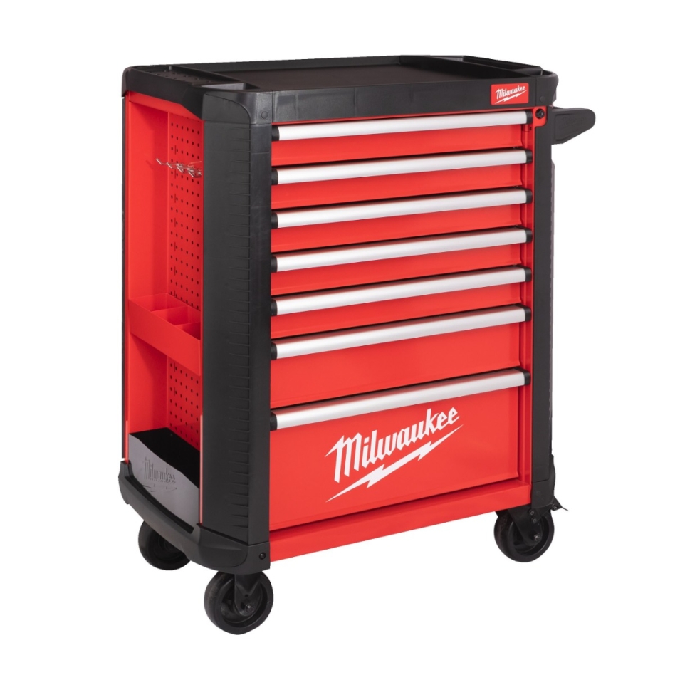 Milwaukee Accessoires 4932478849 SRC30-1 - 30Ë / 78 cm Stalen Gereedschapswagen met 7 lades
