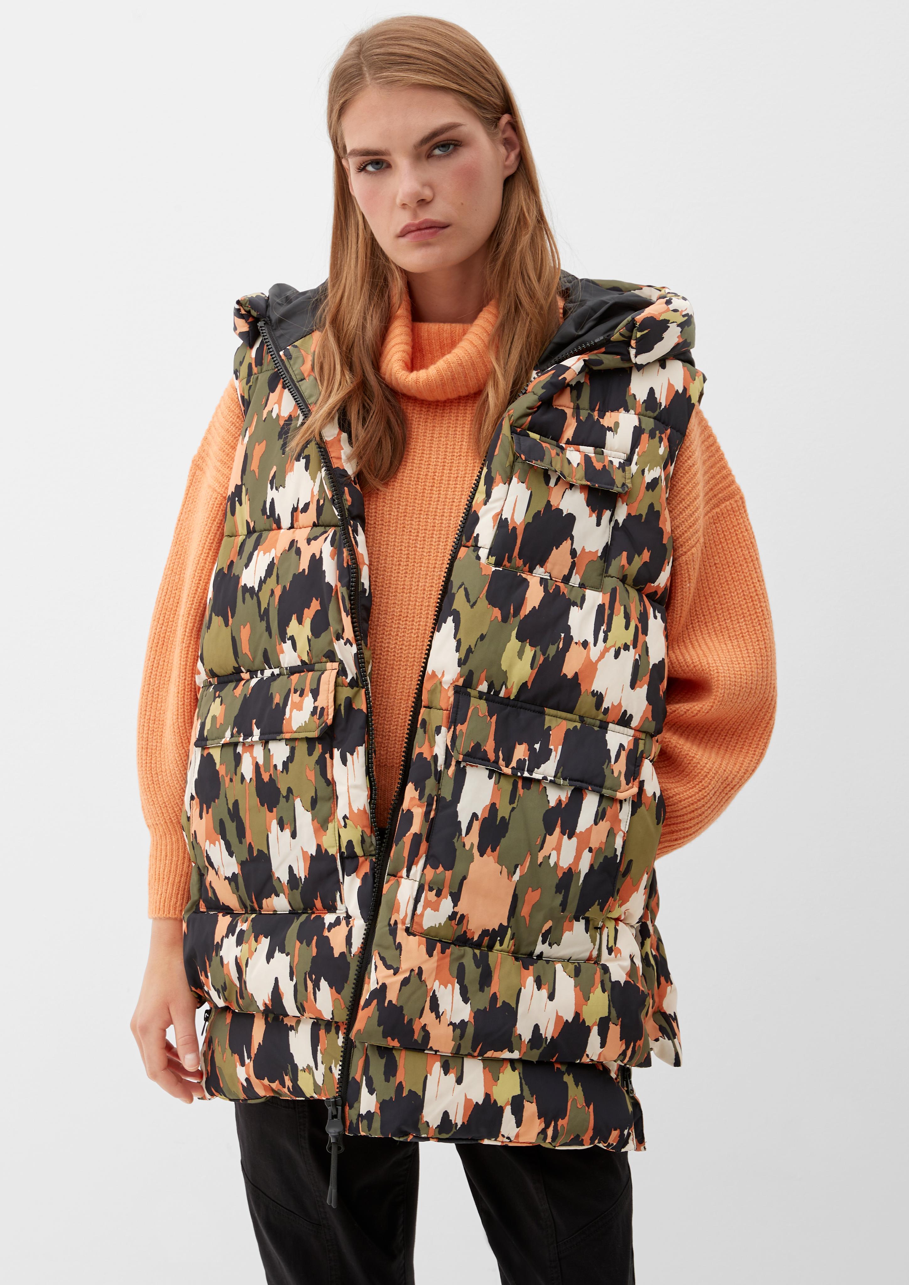 Weste mit abstraktem Allover-Muster  2117362-77A1