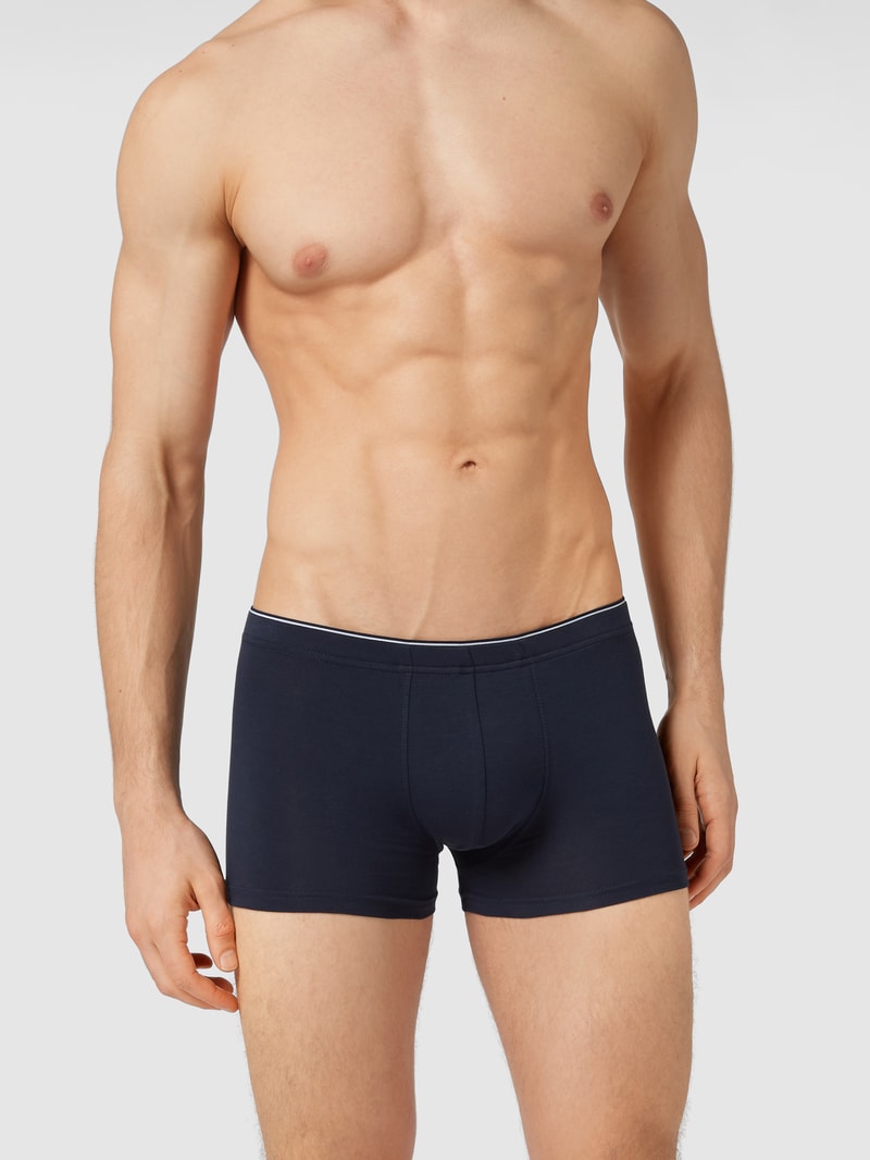 Trunks mit elastischem Bund im 3er-Pack in marineblau