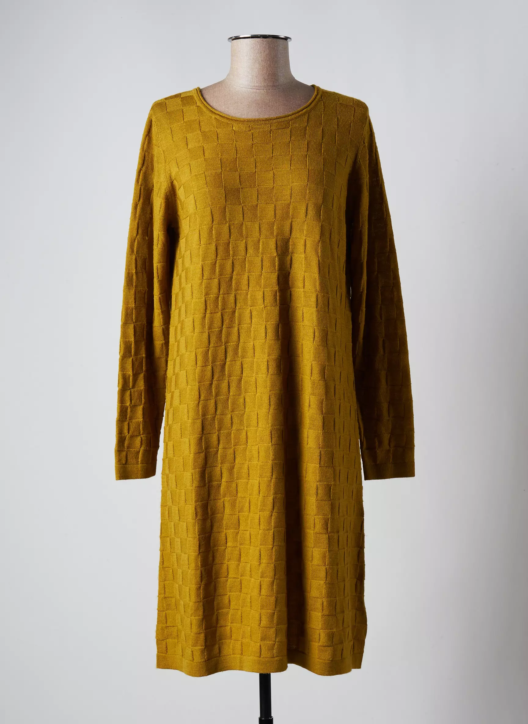 Two Danes Robes Pulls Femme couleur jaune