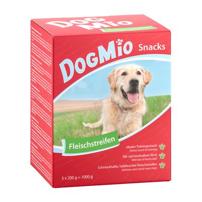 DogMio Fleischstreifen Rind für Hunde