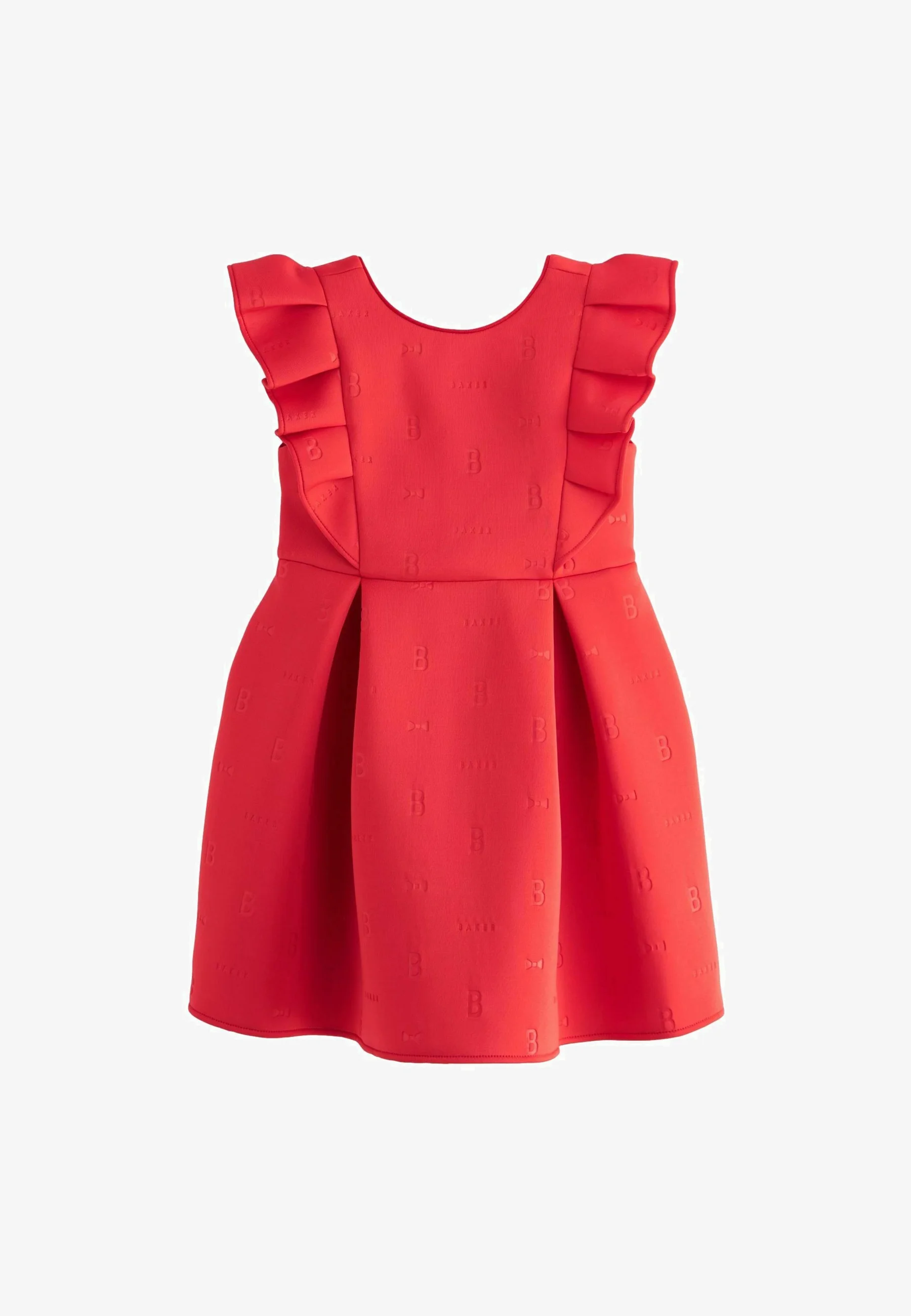 Vestido de verano Baker by Ted Baker con volantes en relieve y corte regular