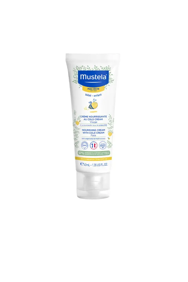 Mustela  Bebé-niño Gesichtscreme mit Nährstoffen und Cold Cream Mustela 40 ml