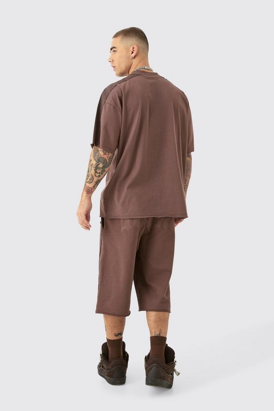 Oversize Applique Jort Set