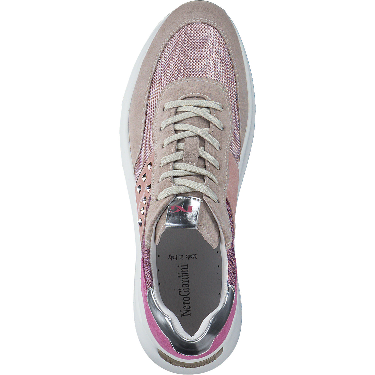 NeroGiardini E409852D, Schnürschuhe, Damen, Rosa