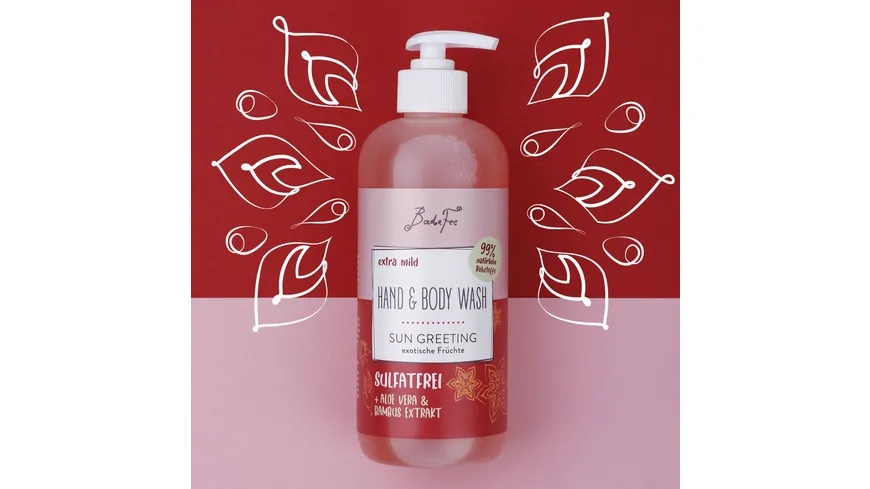 BadeFee Hand & Body Wash Sun Greeting 480 ml