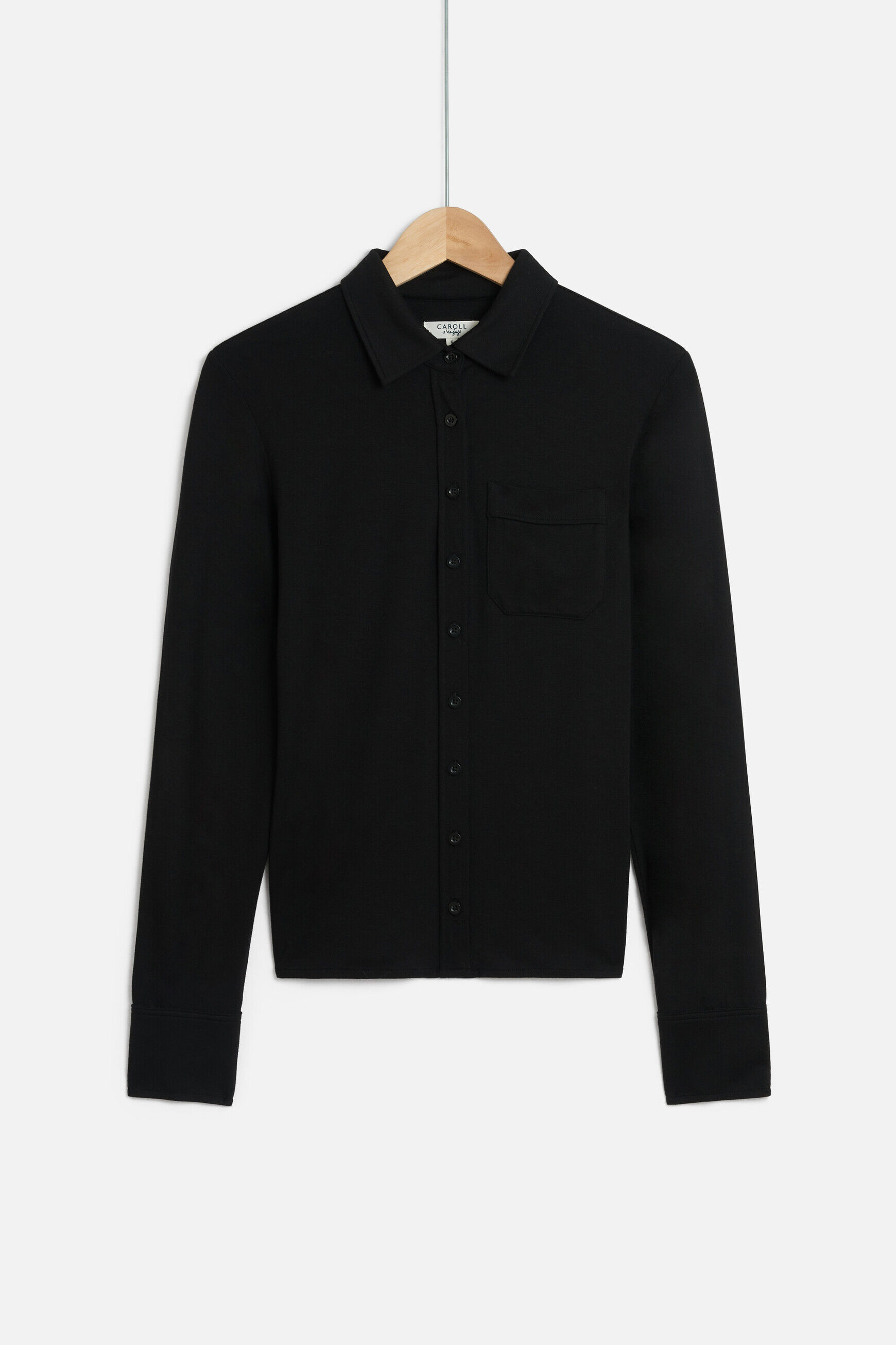 Chemise Albi en jersey noir femme