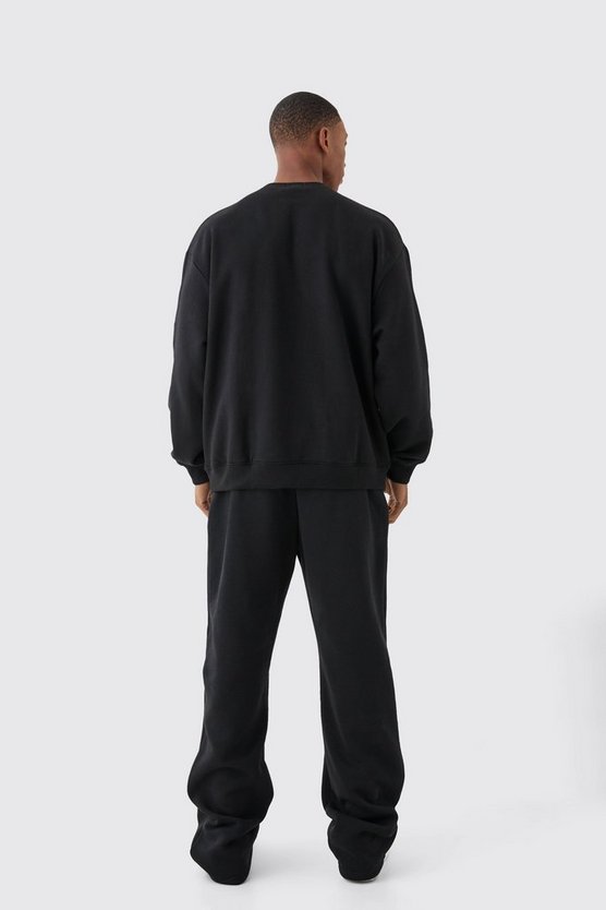 Basic Oversize Rundhals-Sweatshirt