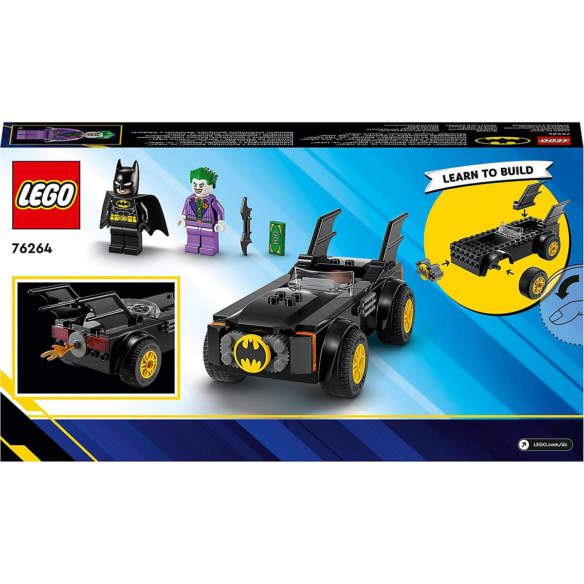 LEGO® DC Universe Super Heroes™ 76264 Verfolgungsjagd im Batmobile: Batman vs. Joker