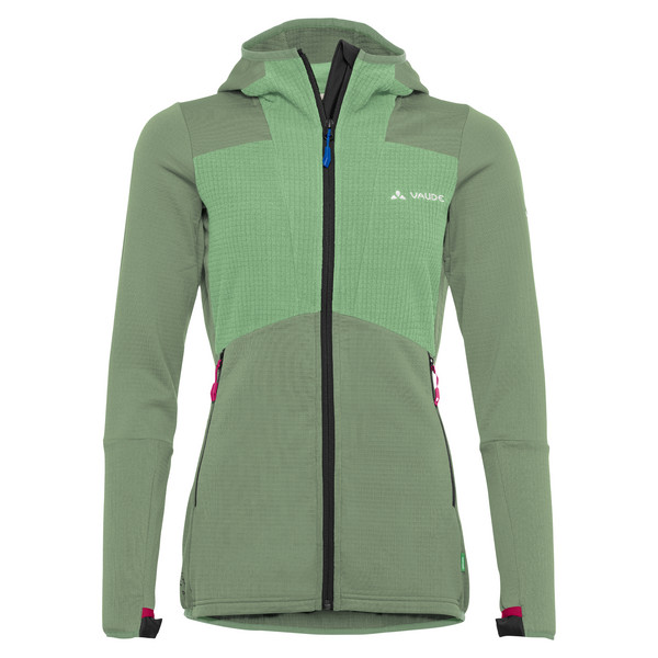 MONVISO HOODED GRID FLEECE JACKET Damen - Fleecejacke