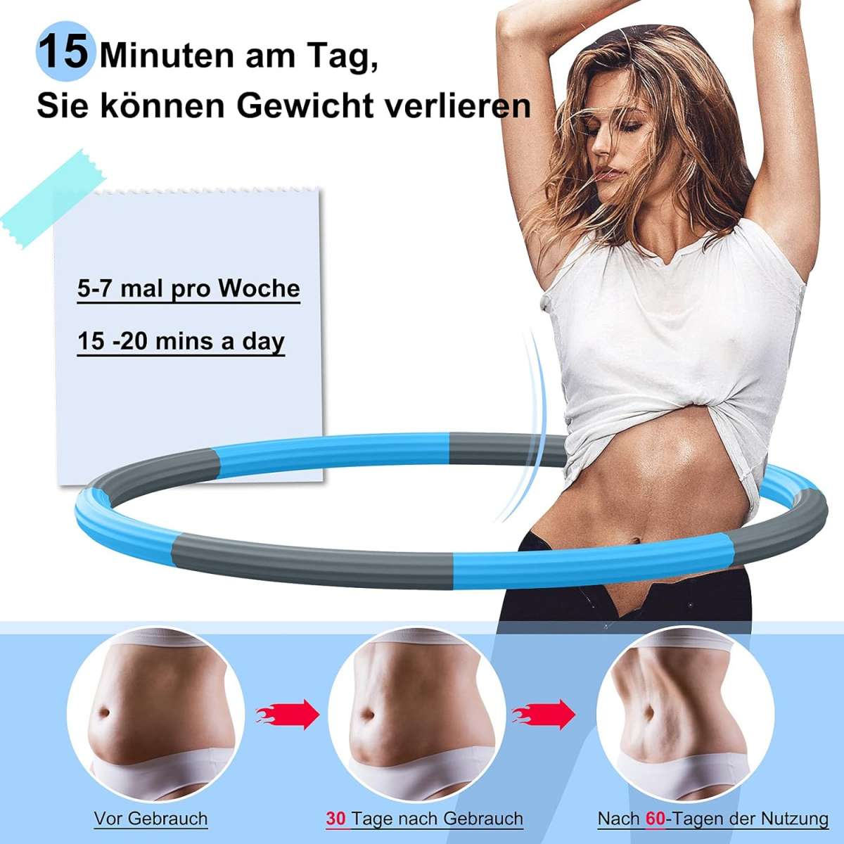 Hula Hoop Reifen Stecksystem X001APIIPL