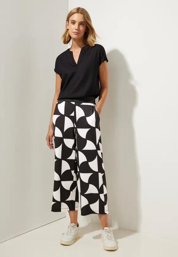 Street One Loose Fit Hose mit Print
