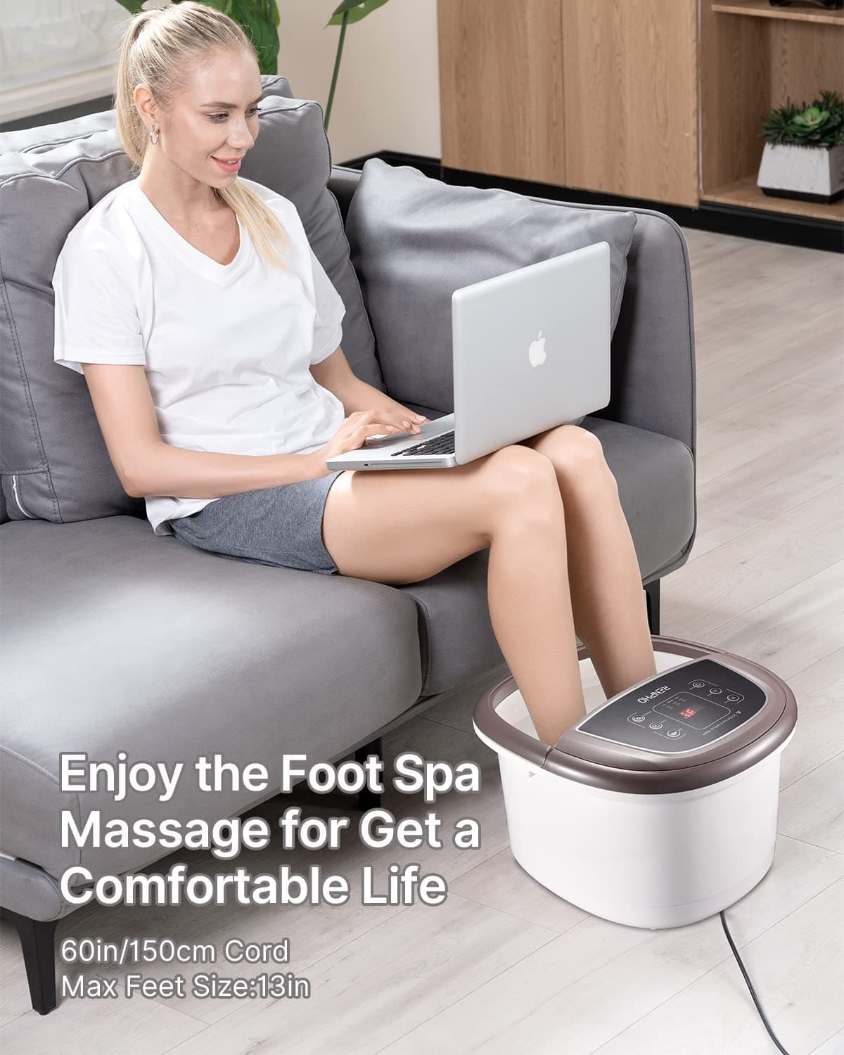RENPHO Shiatsu Fussbad Massagerollen