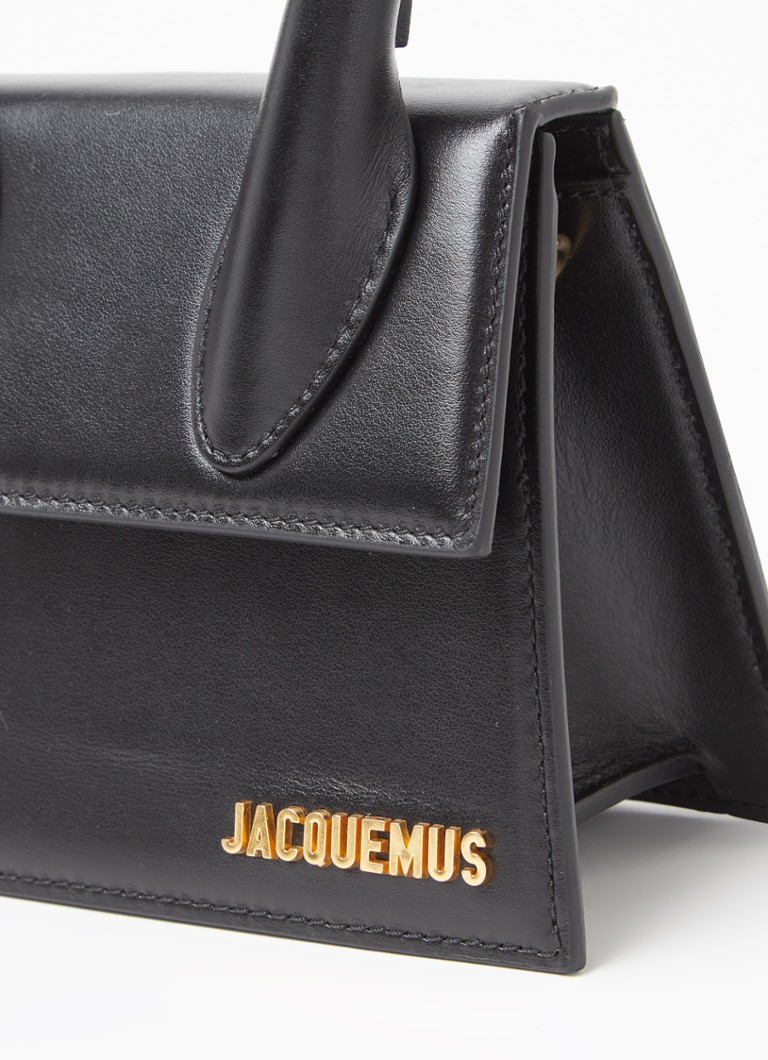 Borsa a mano media Jacquemus Le Chiquito in pelle con logo