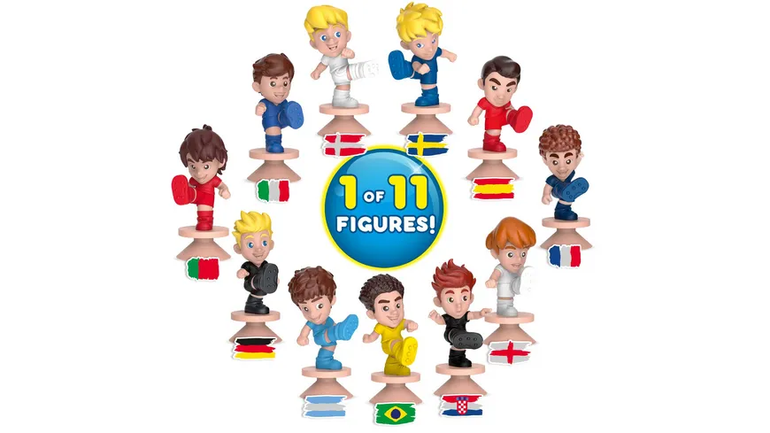 CRAZE - INKEE Fußball Badekugel mit Überraschung - 1 von 11 Fussballspielerfiguren 80 g