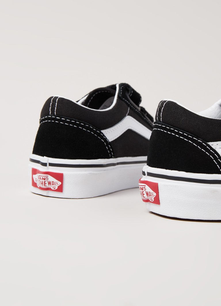 Teniși Vans Old Skool cu detalii din piele întoarsă