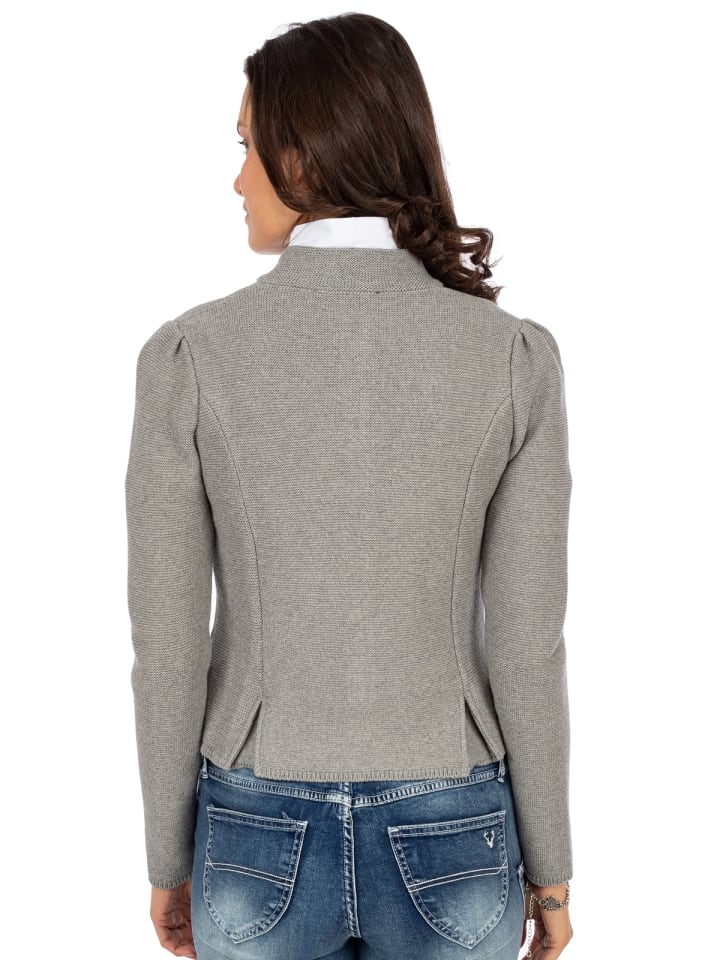 AlpSpur Strickjacke BIOSTYLE2 in grau günstig kaufen