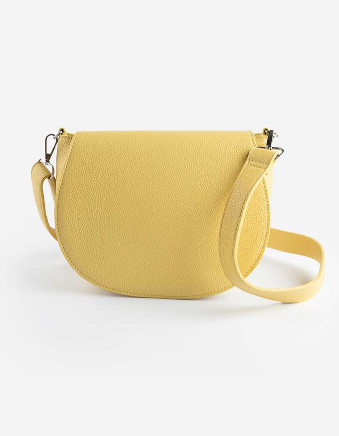 Schultertasche - Druckknopf-Lasche