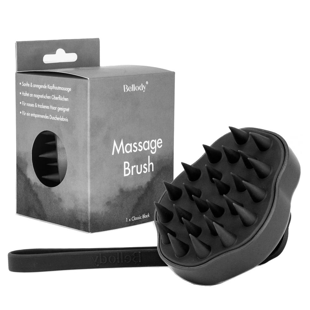 Bellody Kopfmassagebürste Classic Black
