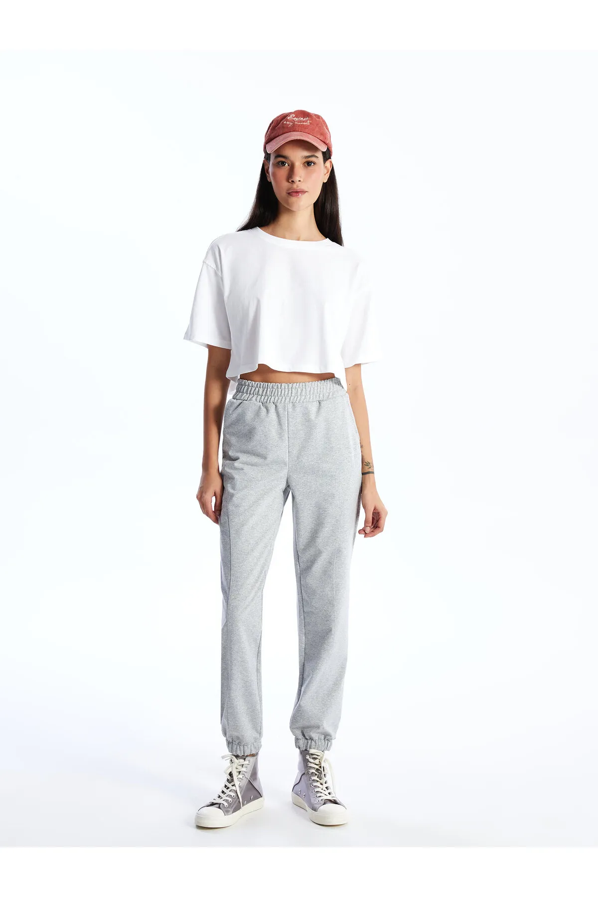 LC Waikiki  Jogginghose - Grau - Straight