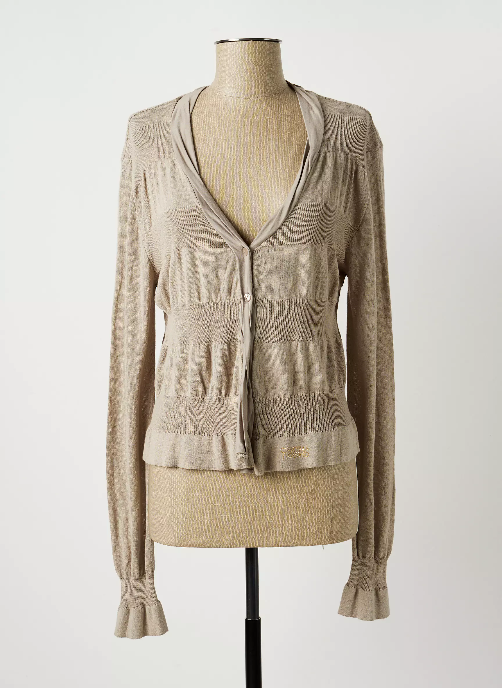 Cristina Gavioli Cardigans Femme couleur beige