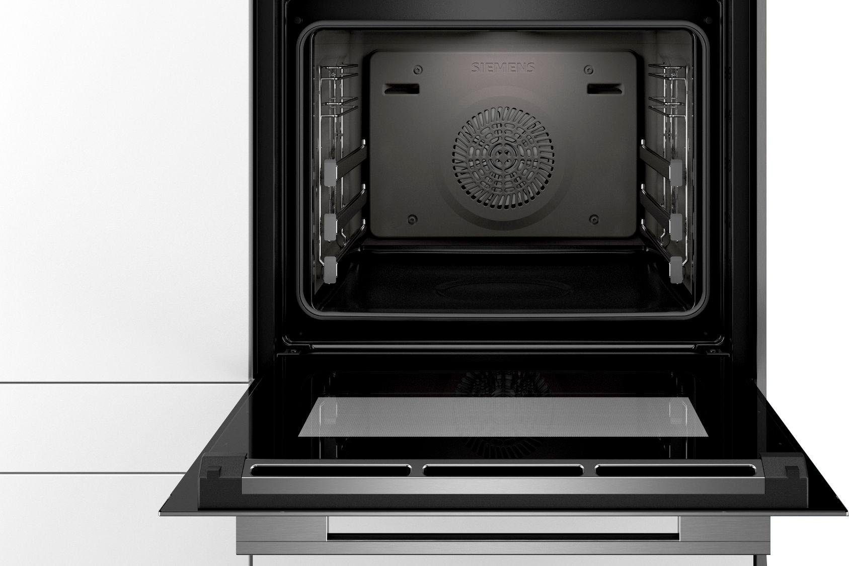 SIEMENS Dampfbackofen HS658GXS7, mit 3-fach-Teleskopauszug, ecoClean Plus
