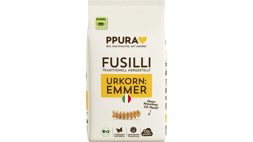 PPURA Bio Fusilli Emmer 500 g