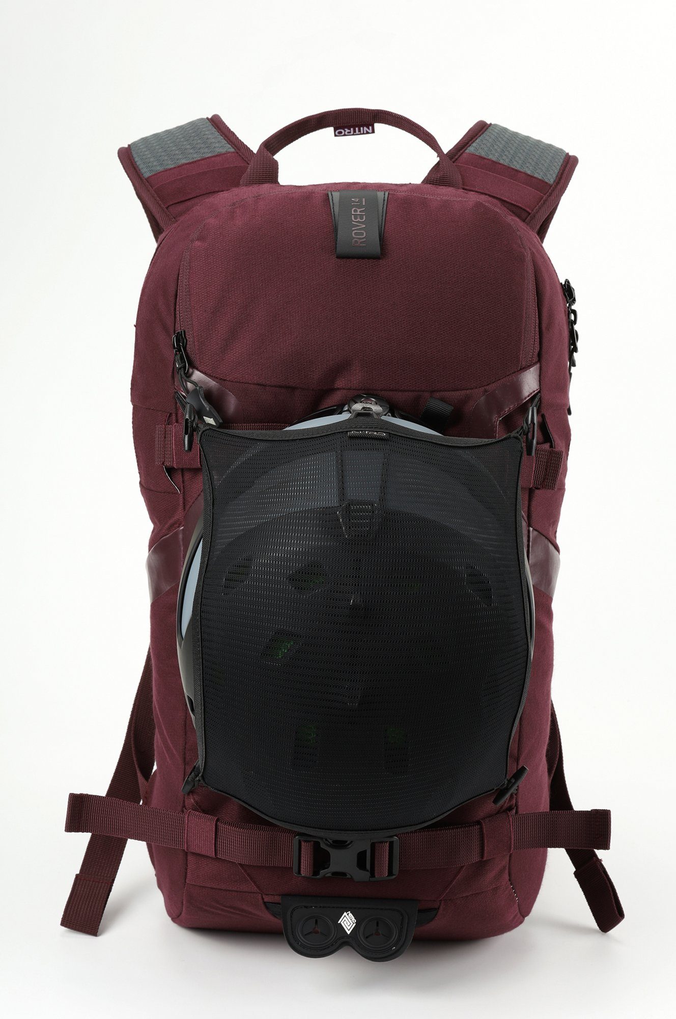NITRO Trekkingrucksack Rover 14, Wine, speziell für den Wintersport konzipiert