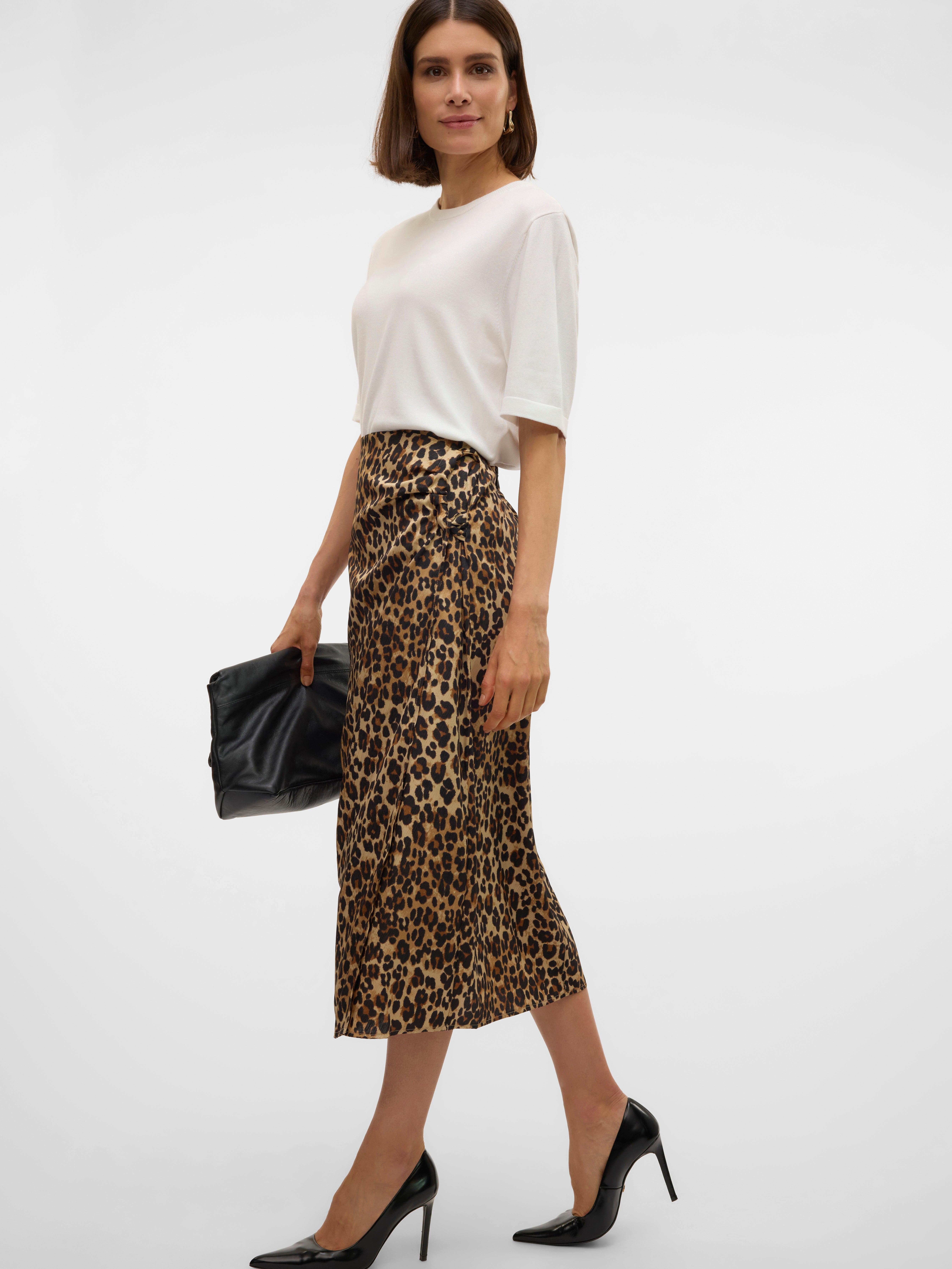 VMVERENA Hohe Taille Langer Rock