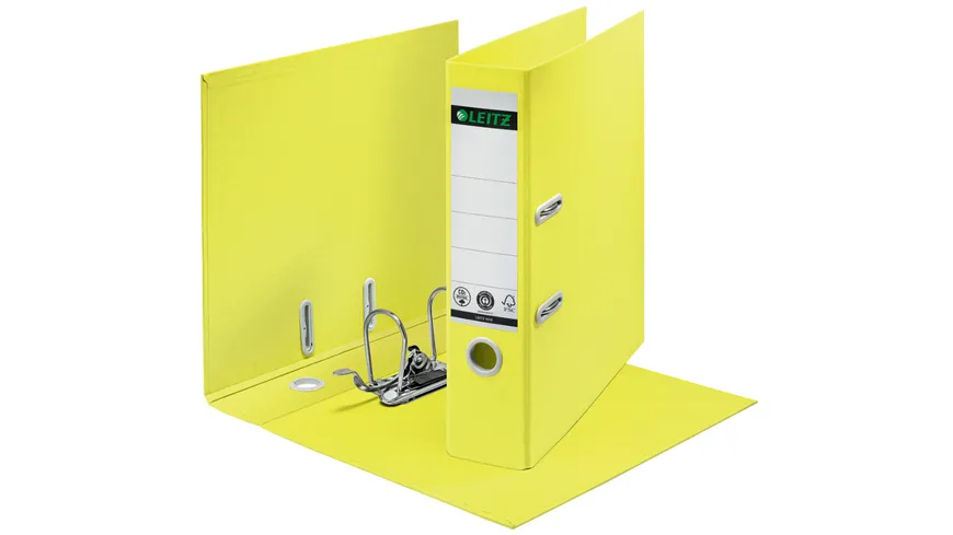 LEITZ Qualitäts-Ordner Recycle A4 breit gelb gelb